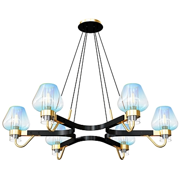 Anzazo Magma Chandelier 3D Model 3D model image 1 