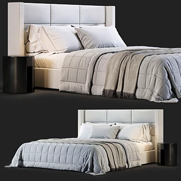 Minotti Spencer Bed Model 3D model image 1 