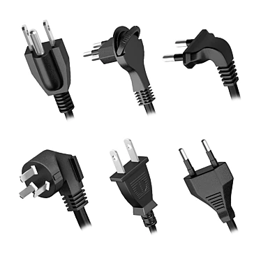 High-Power Plug 3D Model Kit 3D model image 1 