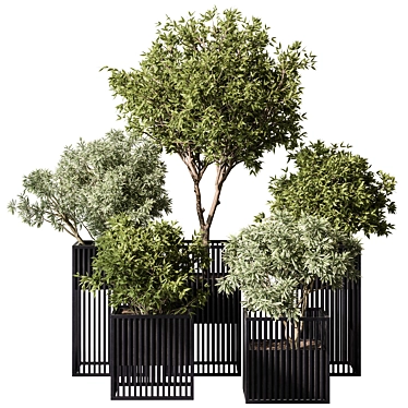 Garden Oasis Plant Duo 3D model image 1 