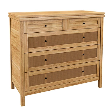 Modern 5-Drawer Gaben Chest 3D model image 1 