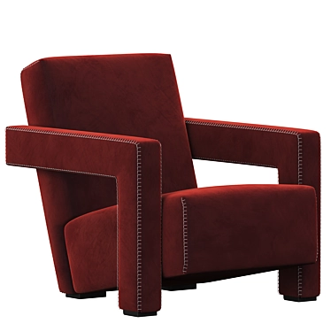 Cassina Utrecht Armchair '17 Mod 3D model image 1 