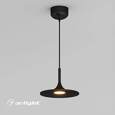 Modern Adjustable Pendant Light 3D model image 1 