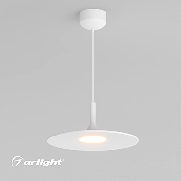 Modern Minimalist Pendant Light: Adjustable Length, High CRI 3D model image 1 