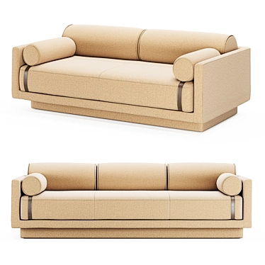 Duvivier Canapes Elsa Sofa, Elegant 3D model image 1 