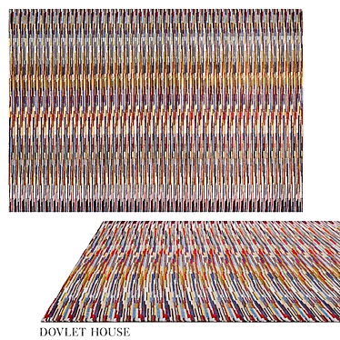 Silk Texture Rug, Art 16613 3D model image 1 