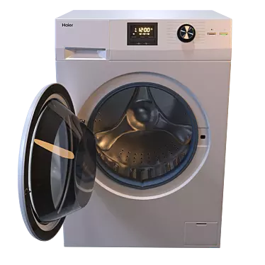 Haier HW60 Washing Machine 3D model image 1 