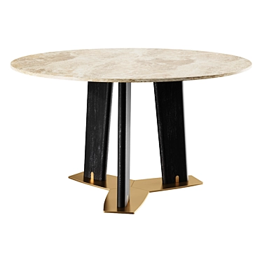 Round Dining Table, Model 70024 3D model image 1 