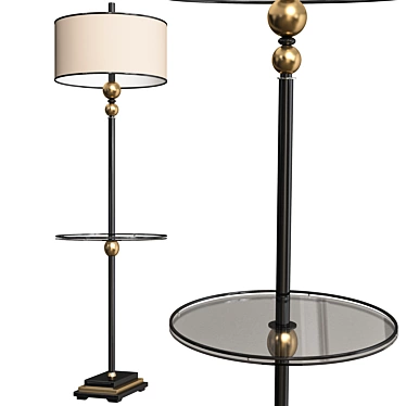 Elegant Revolution Table Lamp 3D model image 1 