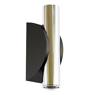 Architectural LED Wall Light Fixture 3D model image 1 