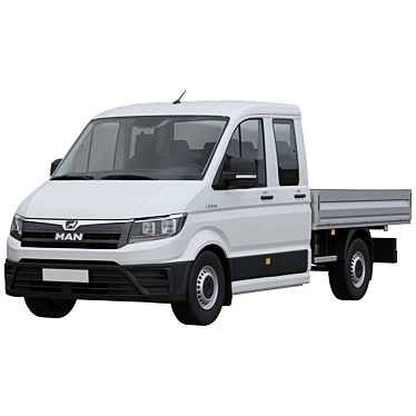 MAN TGE 3.140 Double Cab 3D model image 1 