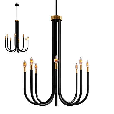 Elegant Ottawa Chandelier 2013 3D model image 1 