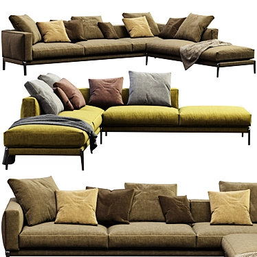 Flexform Romeo Sofa, 3D Model 3D model image 1 