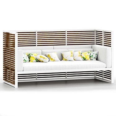 Garden Sofa Dna Teak by Gandiablasco