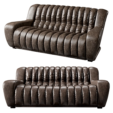 Elegant Vintage Style Sofa 3D model image 1 