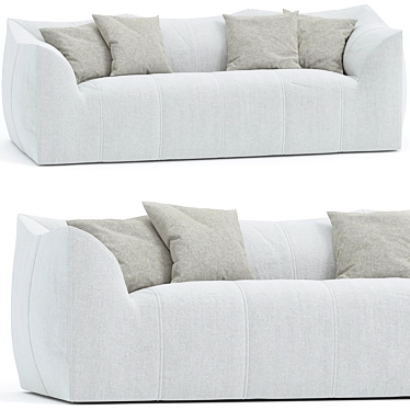 Stylish B&B Italia Sofa 3D model image 1 