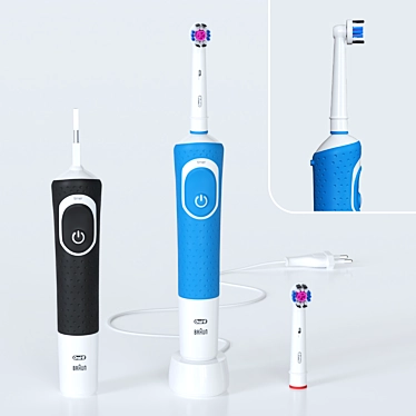 Braun Oral-B Vitality Electric Toothbrush 3D model image 1 