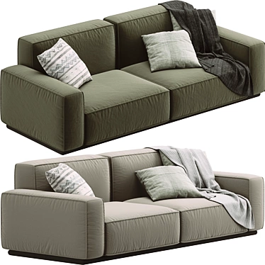 Modern Arflex Sofa Set Design 3D model image 1 