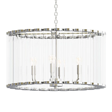 Elegant Libby Langdon Pendant Light 3D model image 1 