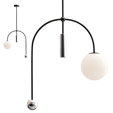 Modern Pendant Light by Romatti 3D model image 1 