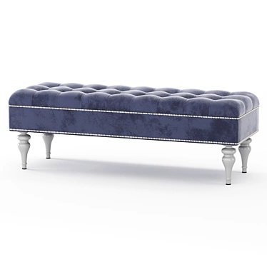 Amgrades Verita Birch Banquette 3D model image 1 