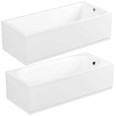 AM.PM Tender 170x70 Bathtub Set 3D model image 1 