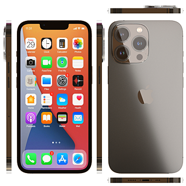  Sleek Apple iPhone 13 Pro 3D model image 1 