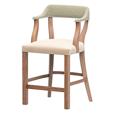 Vintage Ralph Lauren Bar Stool 3D model image 1 