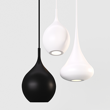 BIBA Pendant Light Wilsonic Design 3D model image 1 