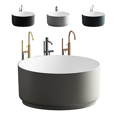 Agape In-Out Tub Set 3D model image 1 