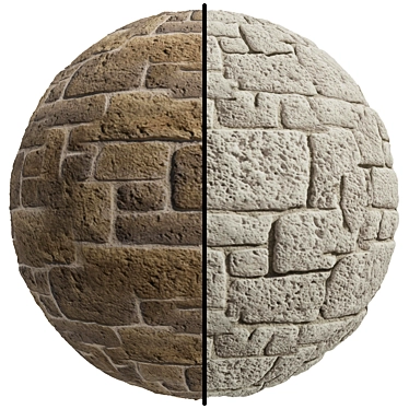 Vesuvio Stone Texture Set 3D model image 1 