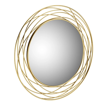 Augustus Swirl Accent Mirror, 3D 3D model image 1 