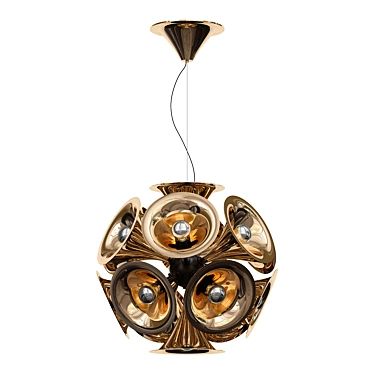 Sleek Botti Pendant Light 3D model image 1 