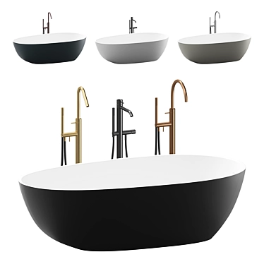 Benedini Associati Bathtub Spoon M 3D model image 1 