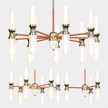 Camilla Ceiling Chandelier L12 3D model image 1 