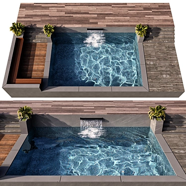 Crystal Clear Pool Model 3D model image 1 