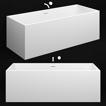 Corian Nic Vasca Pool 170x70x57h 3D model image 1 