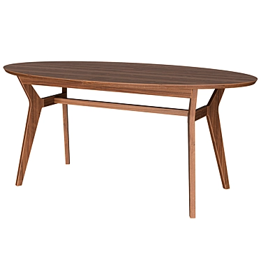 Jenson Extendable Oval Dining Table 3D model image 1 