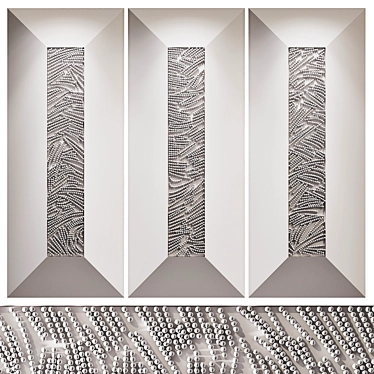 Wall Art Panel Element 6 3D model image 1 