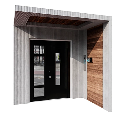 Contemporary Entryway Kit - No1 3D model image 1 