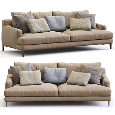 Modern Bellport Sofa 3D Model 3D model image 1 