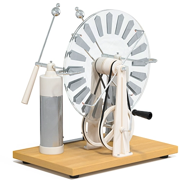 High-Voltage Electrostatic Experiment Apparatus 3D model image 1 