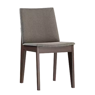 Sleek Fuchsia Dining Chair 3D model image 1 