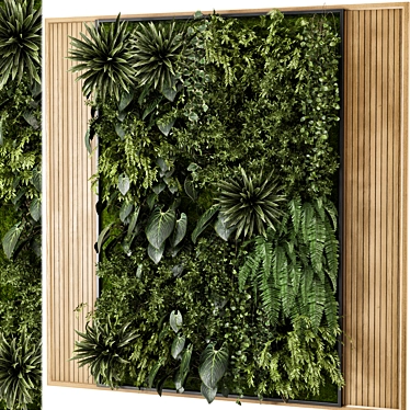 Vertical Garden Set 728 - Indoor Wall 3D model image 1 