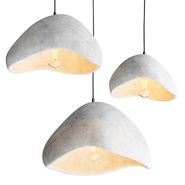 Halia Pendant Light Trio 3D model image 1 