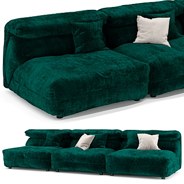 Modern Modular IBIZA Sofa 3D model image 1 