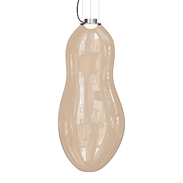 LED Glass Pendant Lamp BabyBubble 3D model image 1 