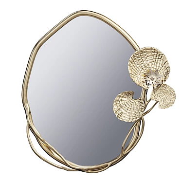 Elegant Flora Mirror, 76x73x13 cm 3D model image 1 