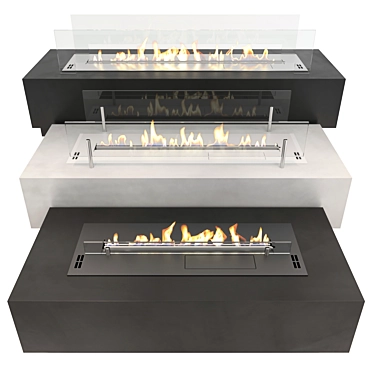 Planika FLA3 Bio Fireplace Model 3D model image 1 