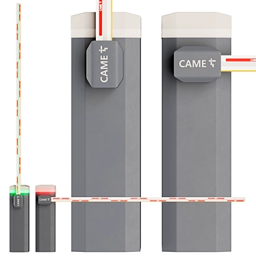 GARD GT Automatic Barrier Gate 3D model image 1 